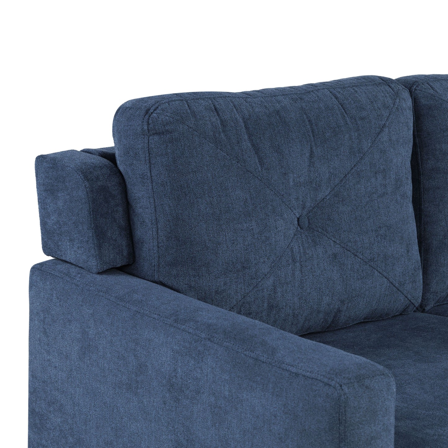 Horatio Navy Chenille 3 Seater Sofa