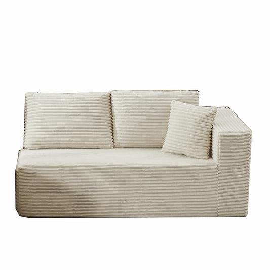 Modular Sectional Couches for Living Room: Right Long Seat (Beige), SF502CBG