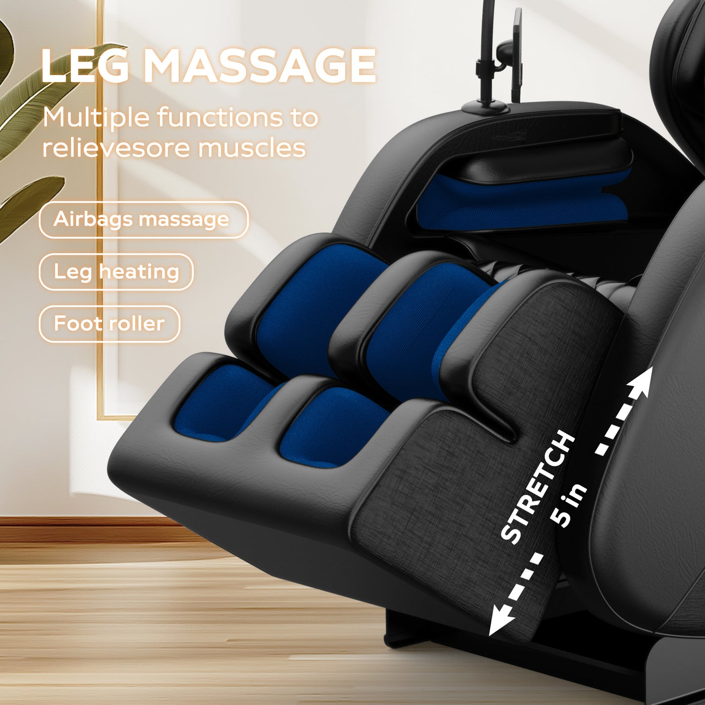 Massage Chair Recliner with Zero Gravity with Full Body Air Pressure