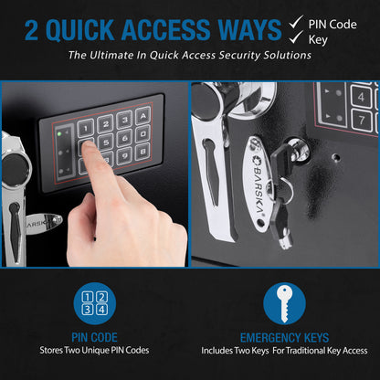 0 72 Cu Ft Keypad Depository Safe