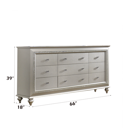 Kaitlyn Champagne Finish Dresser