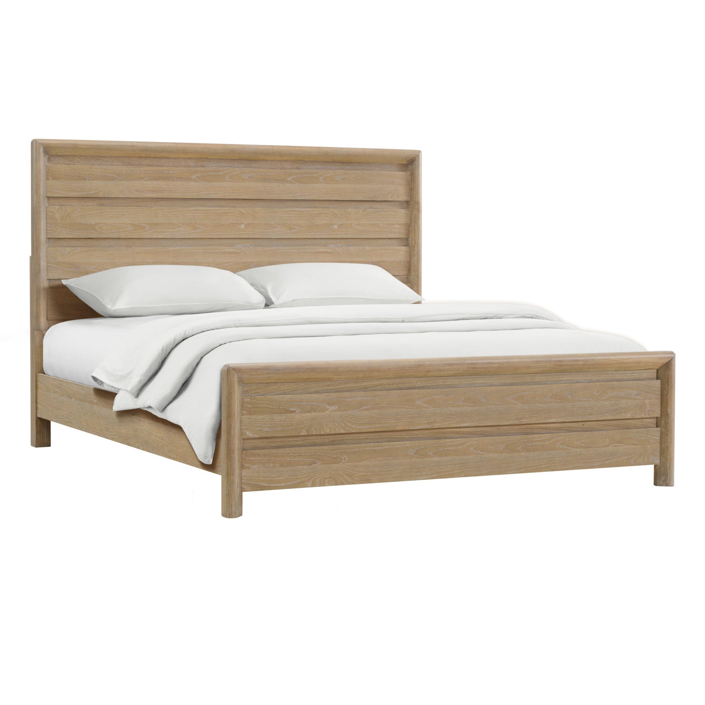 Clove Tan Queen Panel Bed