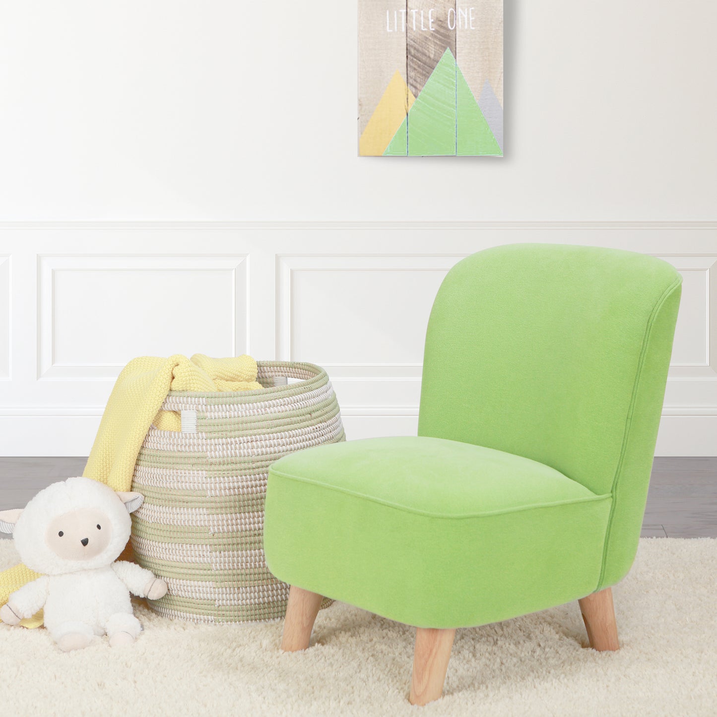 Juni Kids Chair in Green Apple