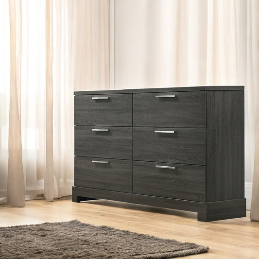 Lantha Gray Oak Finish Dresser