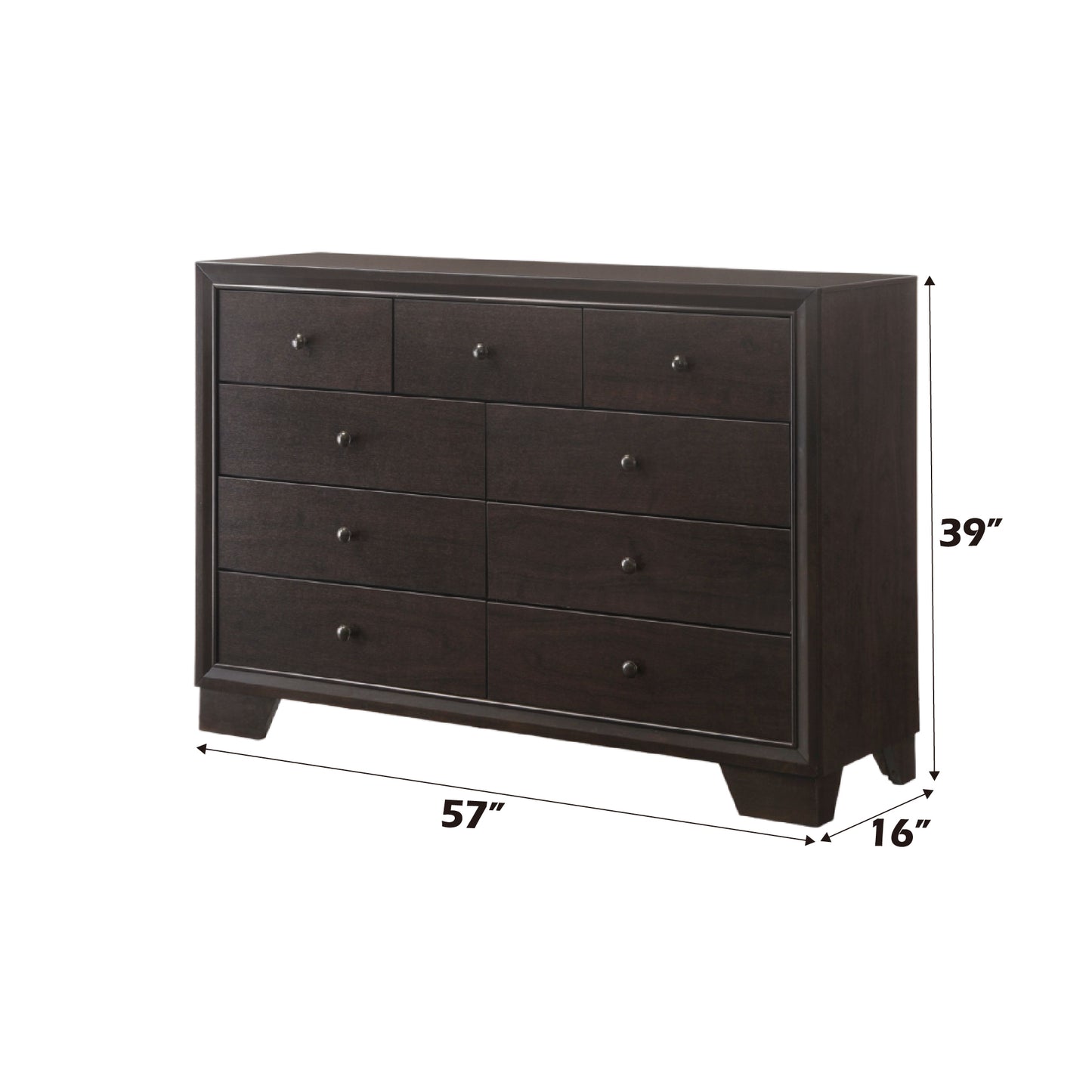 Madison Espresso Finish Dresser