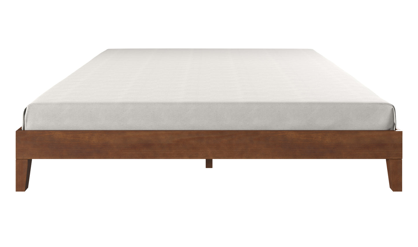 Nix - King Platform Bed - Brown
