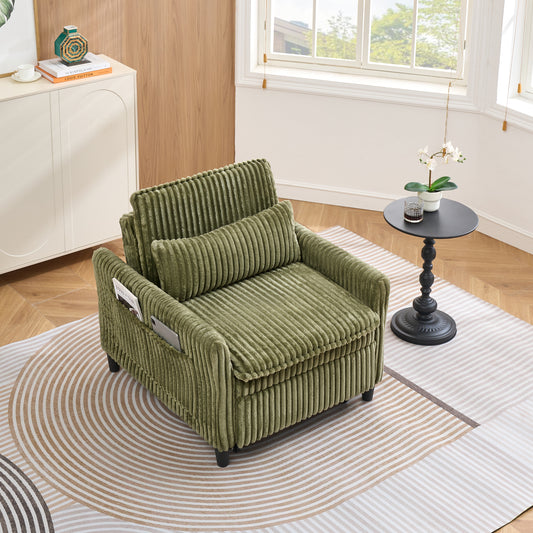 comfortable chair for Small apartment Bedroom space Balcony Small sofa bed Lazy Small sofa with a pillo