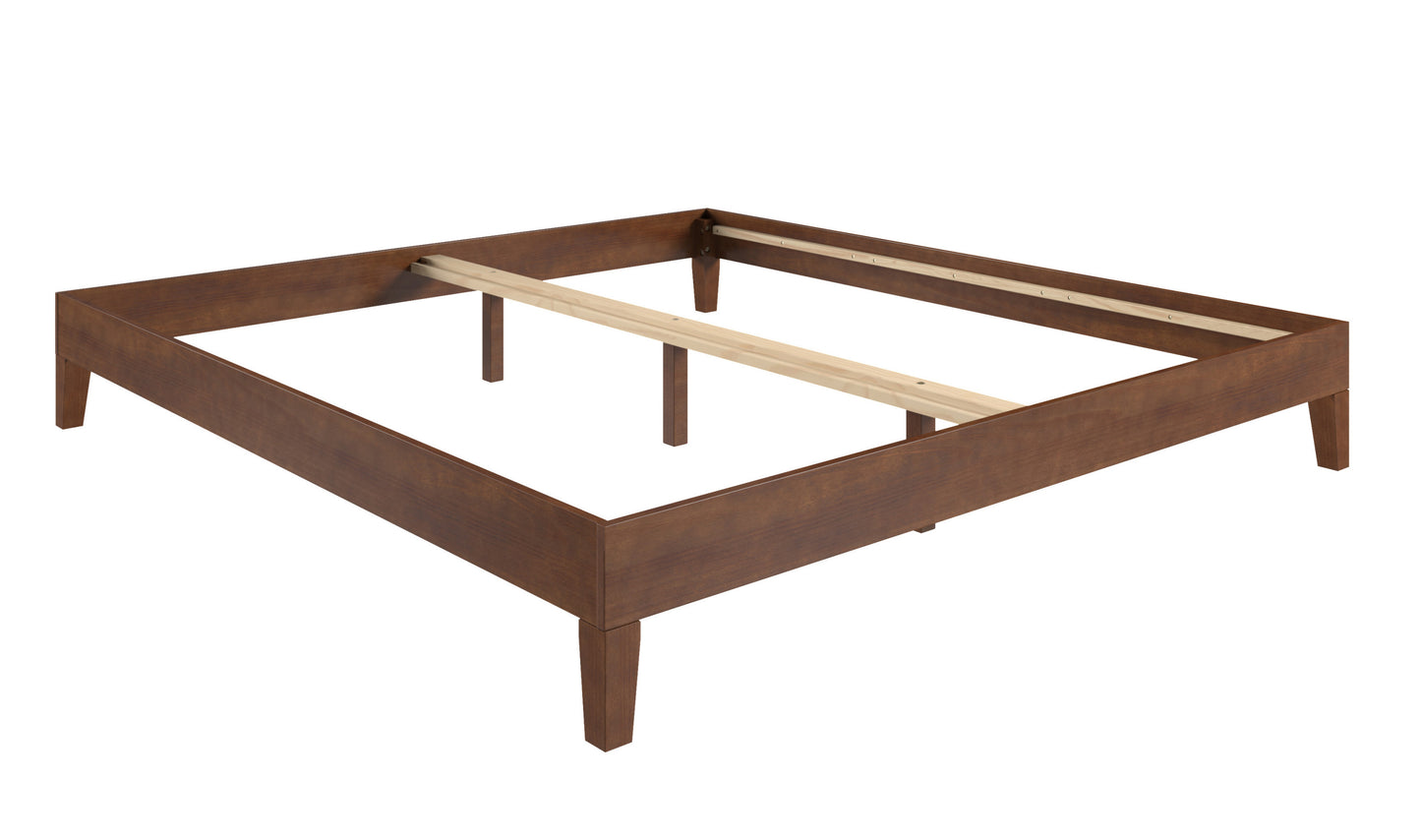 Nix - King Platform Bed - Brown