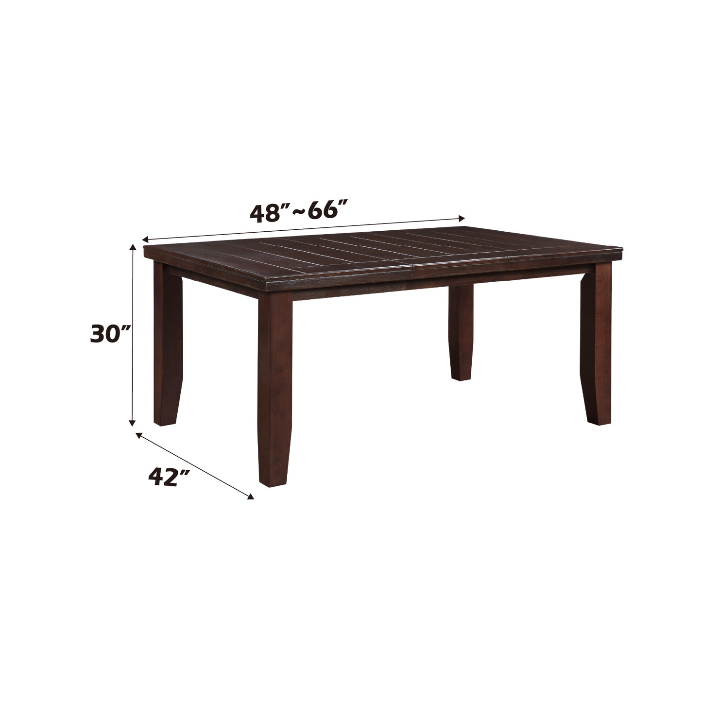 Urbana Cherry Finish Dining Table