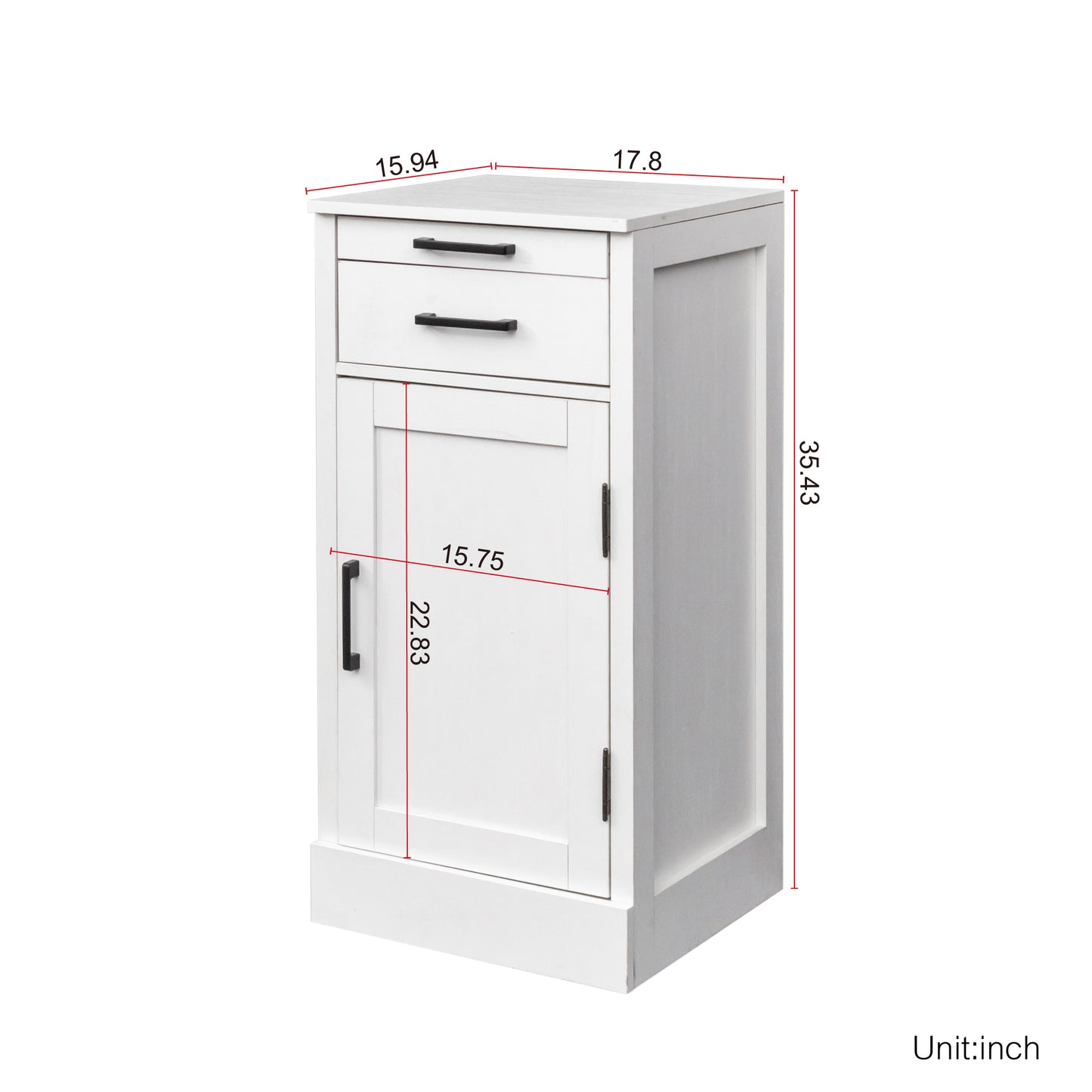 White color modular wine bar cabinet Buffet Cabinet with Hutch for Dining Room