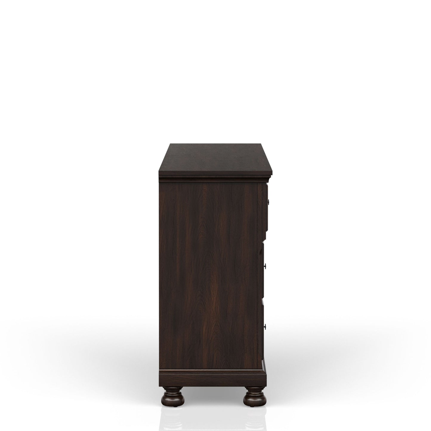 Seven Drawer Dresser Dark Cherry