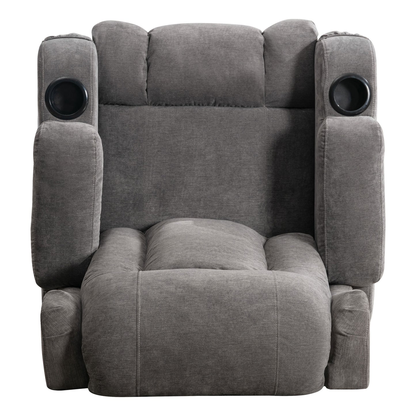 Power Lift Recliner Chair Recliners for Elderly with Heat and Massage Recliner Chair for Living Room with Infinite Position and Side Pocket,USB Charge Port(GREY)