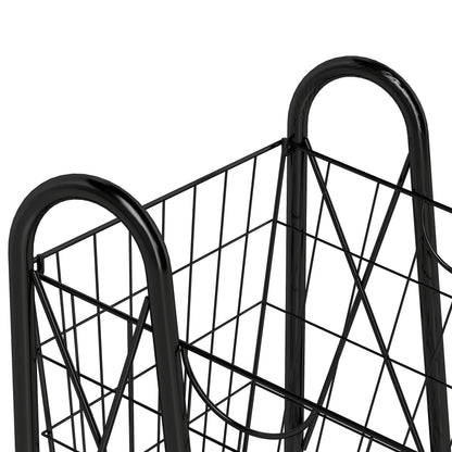 3-Tier Kitchen Storage Basket Organizer, Freestanding Metal Wire Rack for Fruit, Vegetables, and Pantry Items