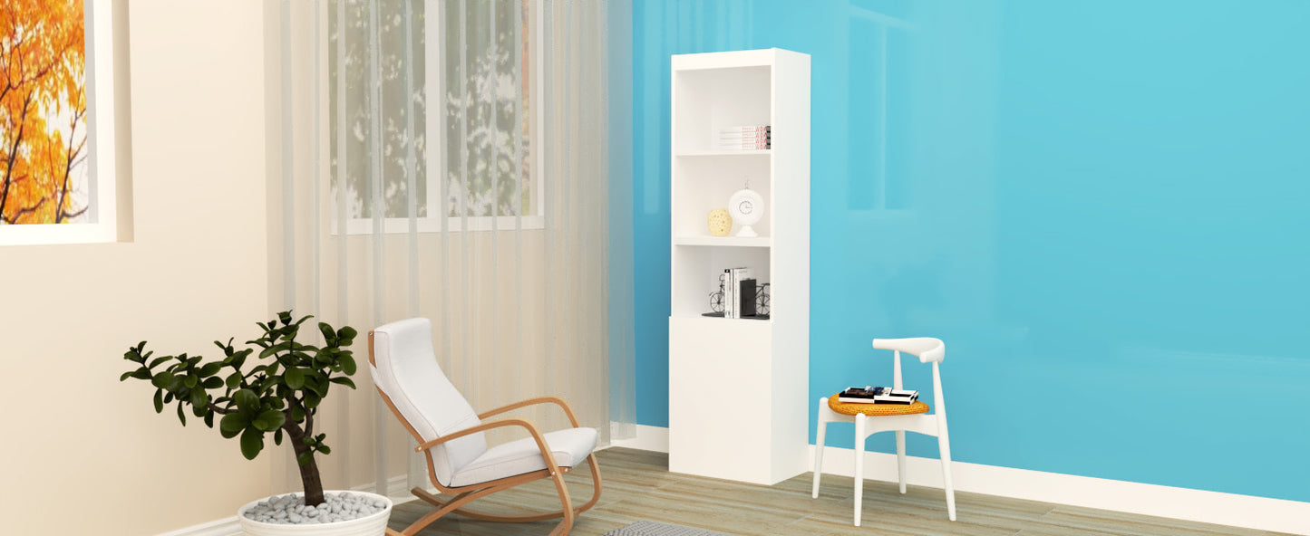 Queen  Size Morden Deisgn Big Size Vertical Murphy Bed with table and shelf  for Bedroom or Guestroom White Wall Bed Space Saving Hidden Bed with New Style Gas Struts