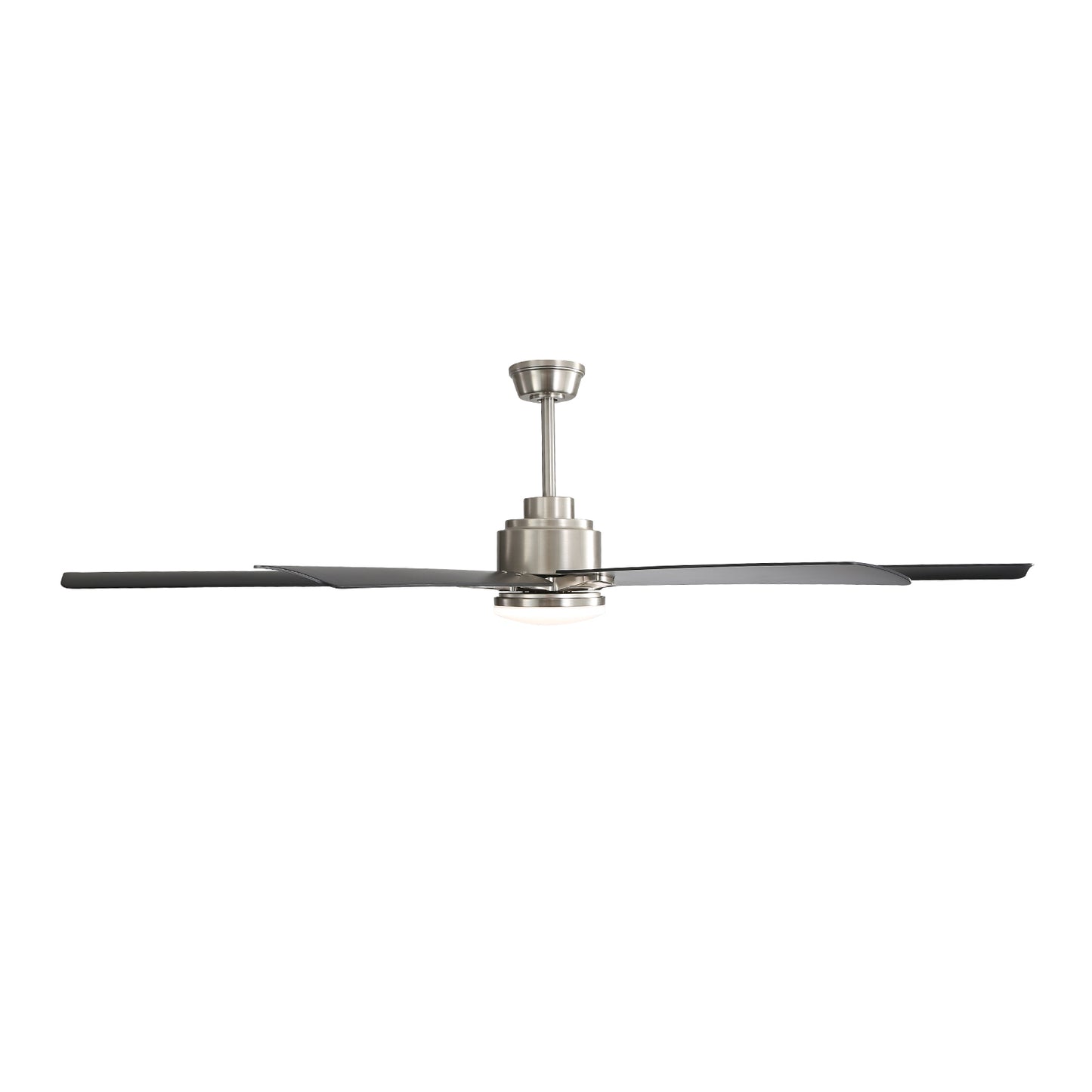 66 Inch Large Ceiling Fan With Dimmable Led Light 8 ABS Blades Smart Remote Control Reversible DC Motor For Living Room