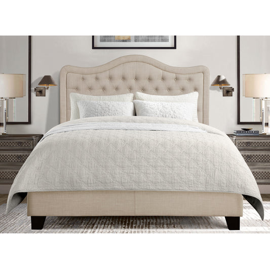 Queen Bed Headboard Beige