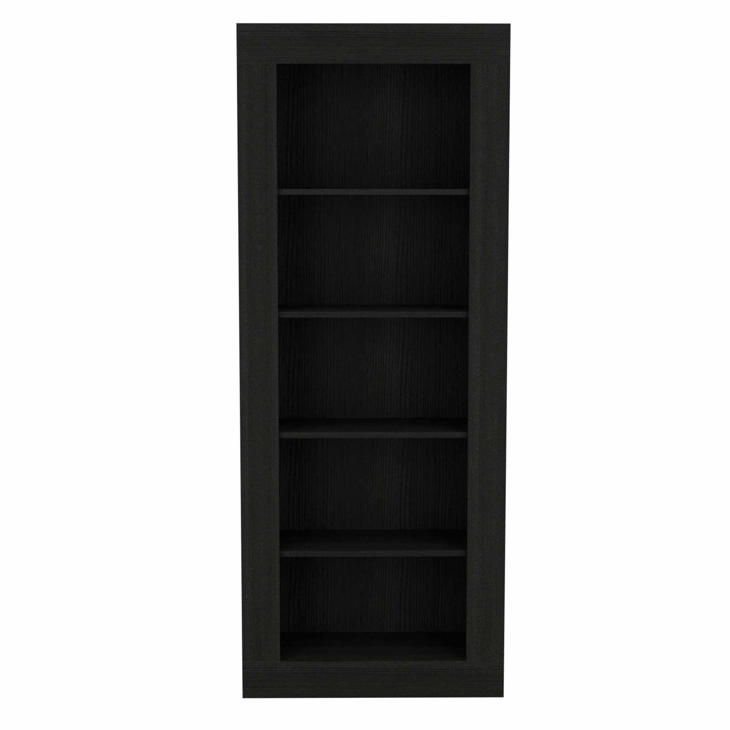 Brighton 5-Shelf Bookcase Black