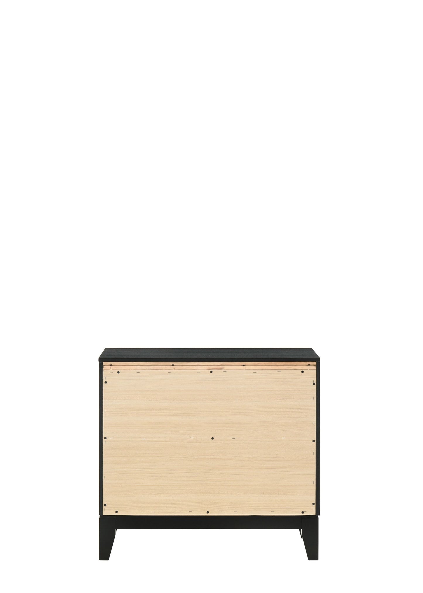 Haiden Weathered Black Finish Nightstand