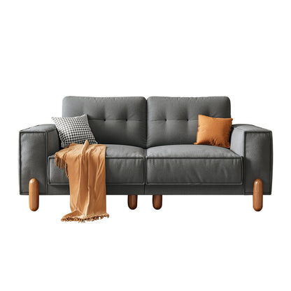 Loveseat Sofa with Deep Seat, Modern Chenille Love Seat Couch for Living Room Upholstered 2-Seater Small Couch for Bedroom, Apartment