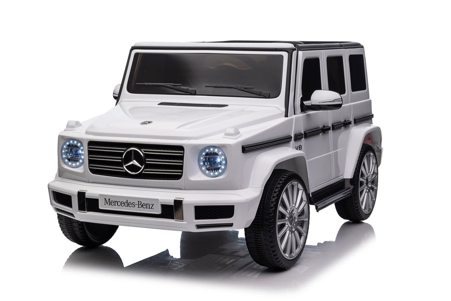 Licensed Mercedes-Benz G500,24V Kids ride on toy 2.4G W/Parents Remote Control,electric car for kids,Three speed adjustable,Power display, USB,MP3 ,Bluetooth,LED light,Three-point safety belt
