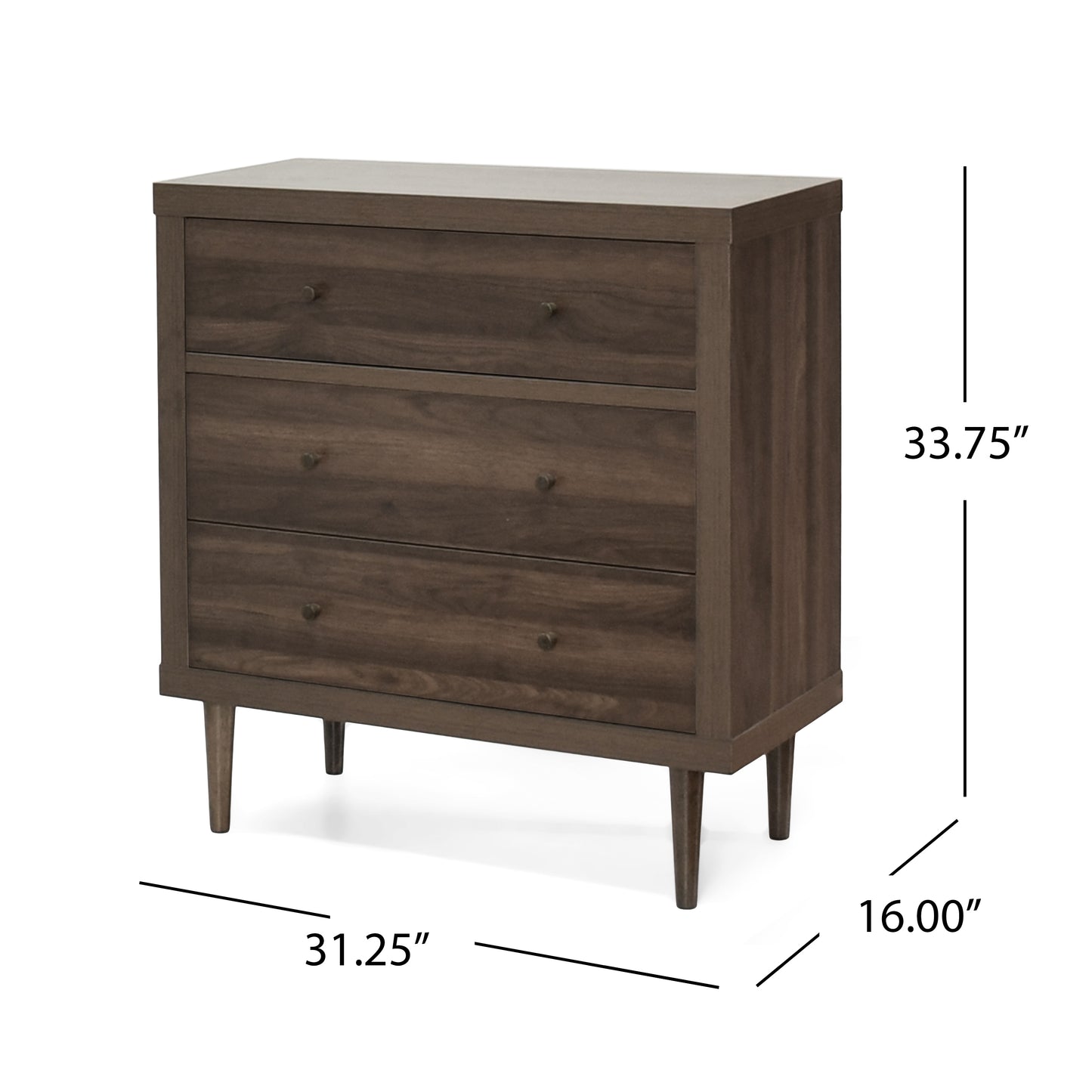 NORDIC 3-DRAWER CHEST