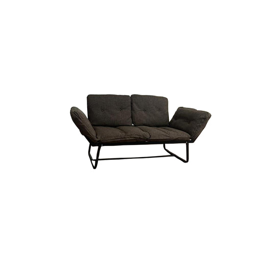 Violette Metal Frame Futon Love Seat