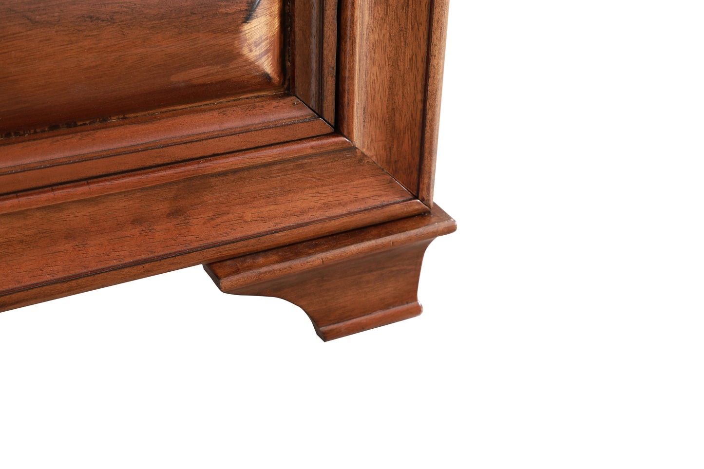 Charming Oak Nightstand With Curved Fronts