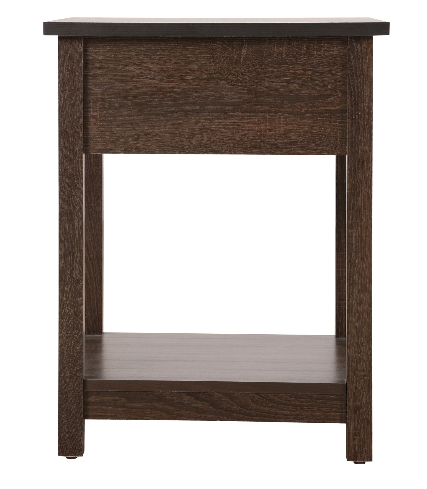 Sleek Contemporary Nightstand In Wenge