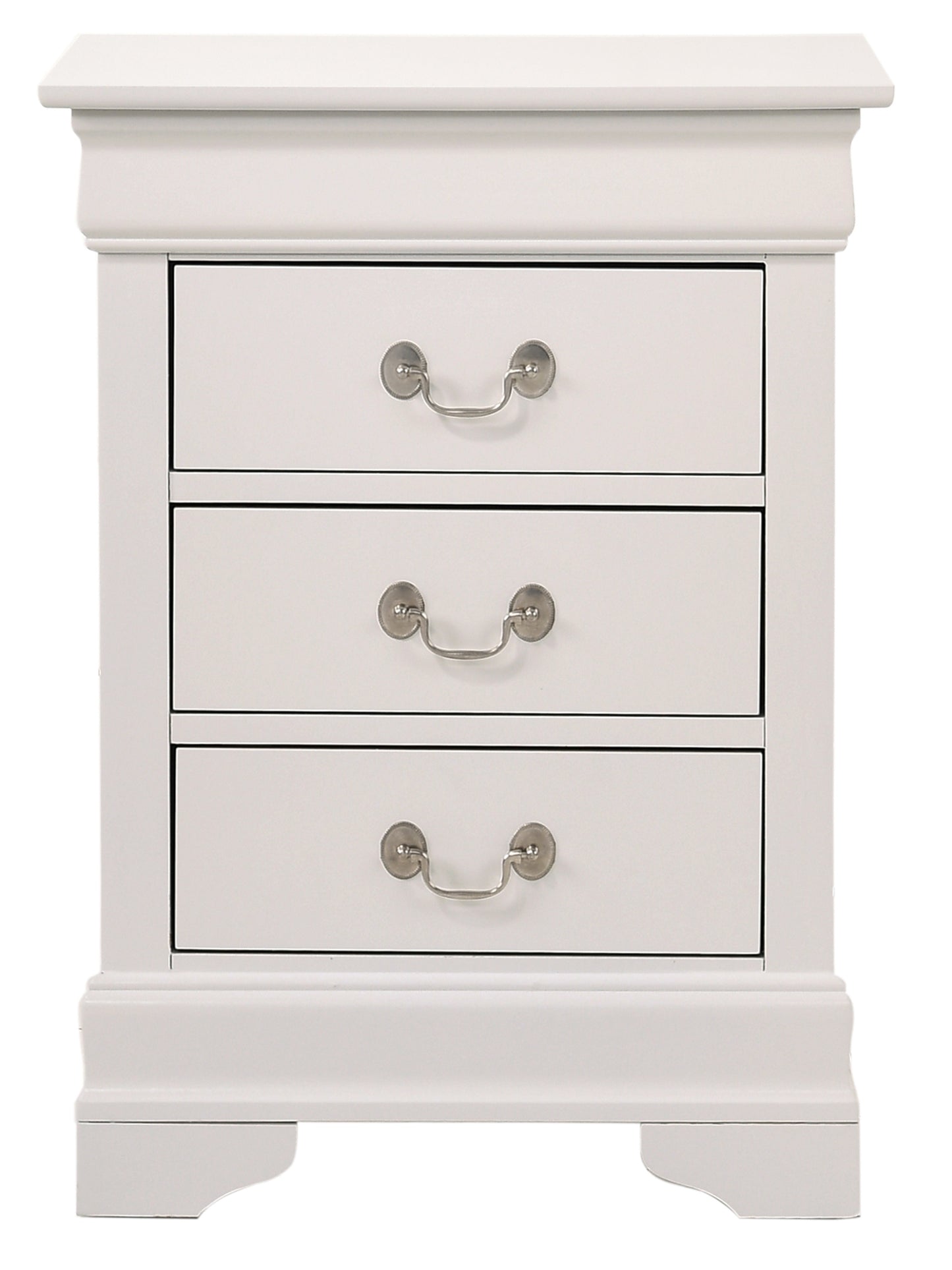 Charming White Traditional Nightstand
