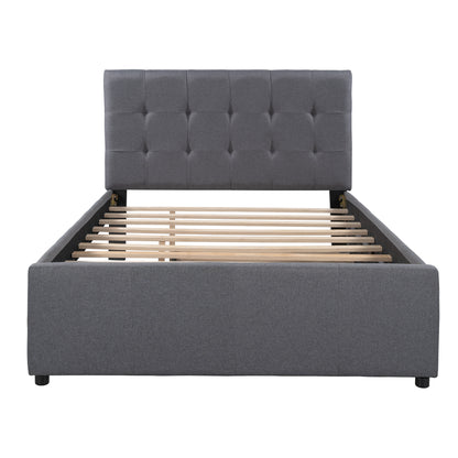 Ulpholstery Bed (Trundle and Rails)