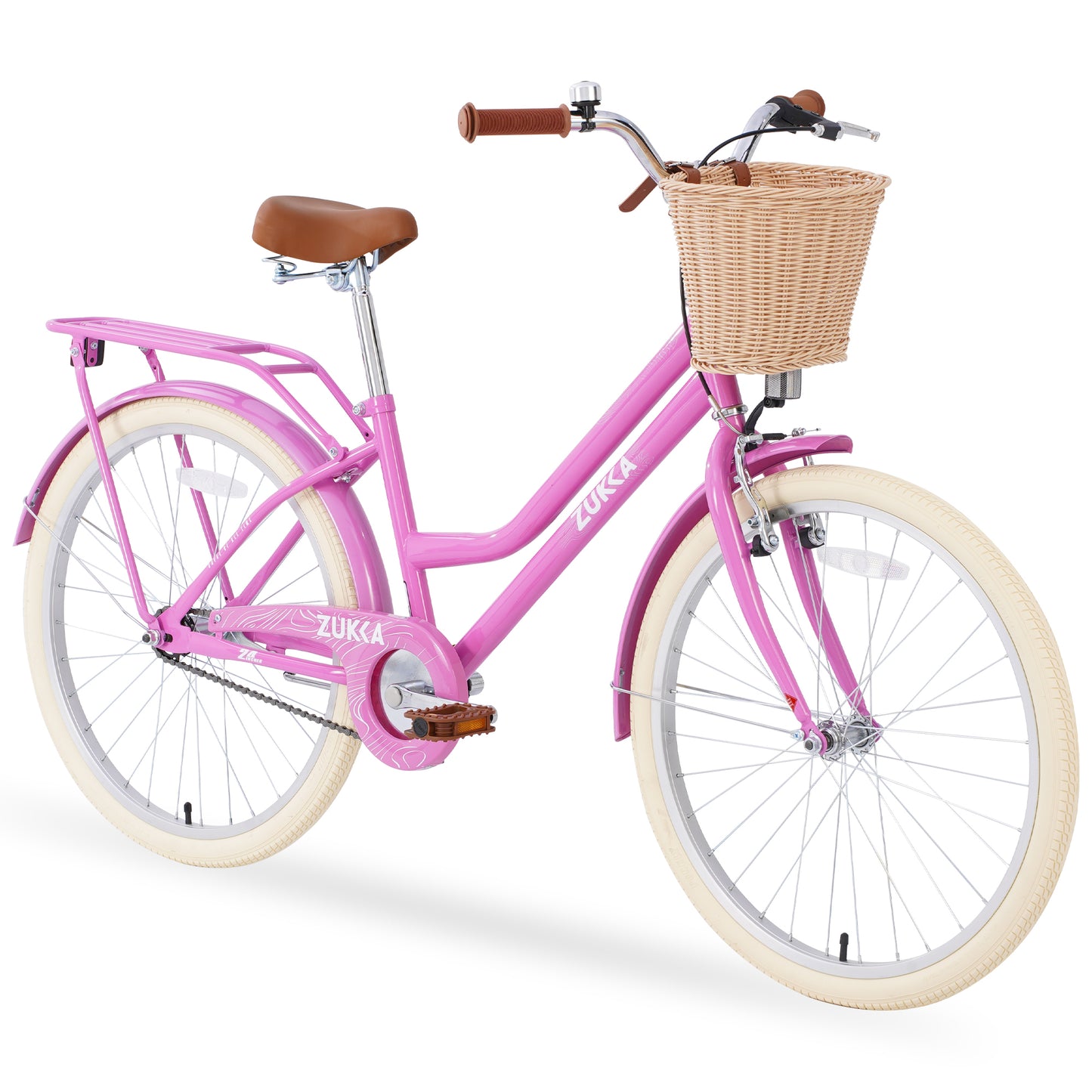 Steel Frame,Multiple Colors, for 10+Years Old Girls Bike,24 inch  wheel