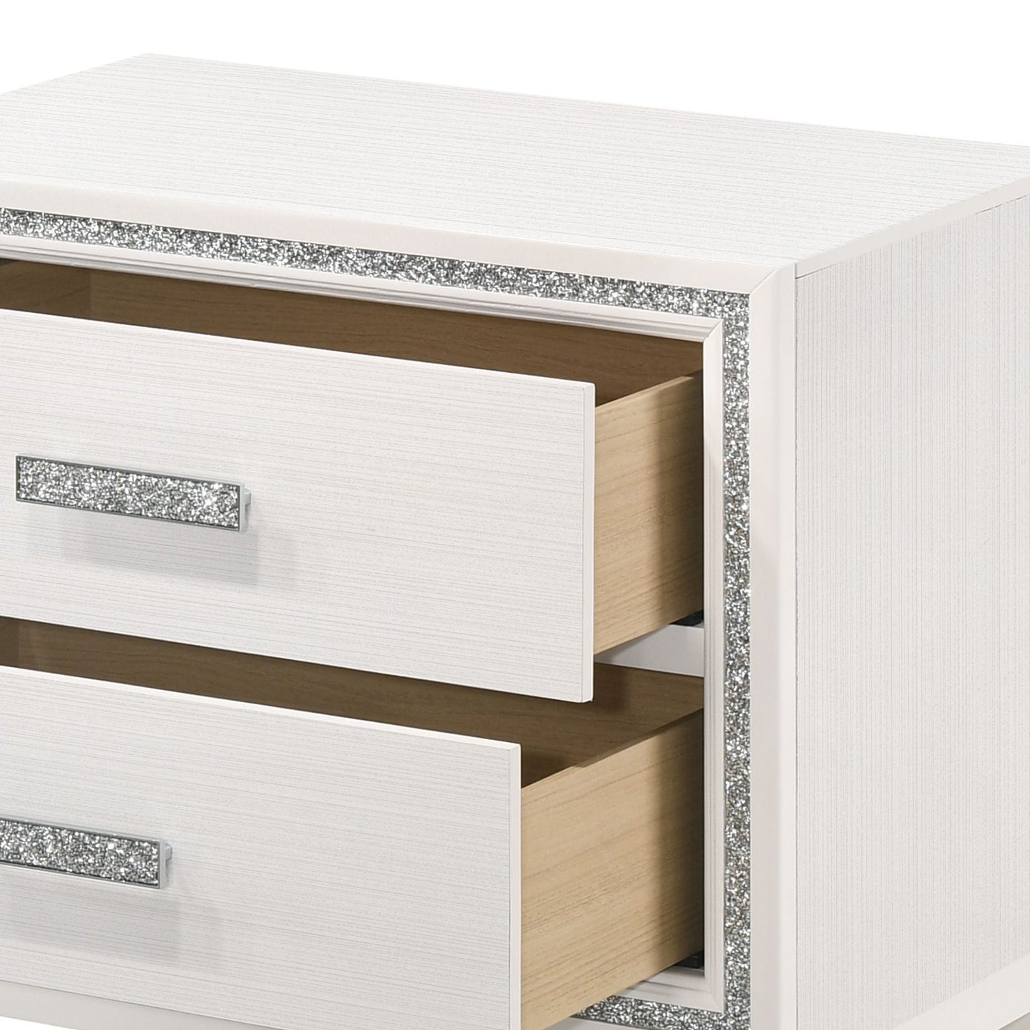 Haiden White Finish Nightstand