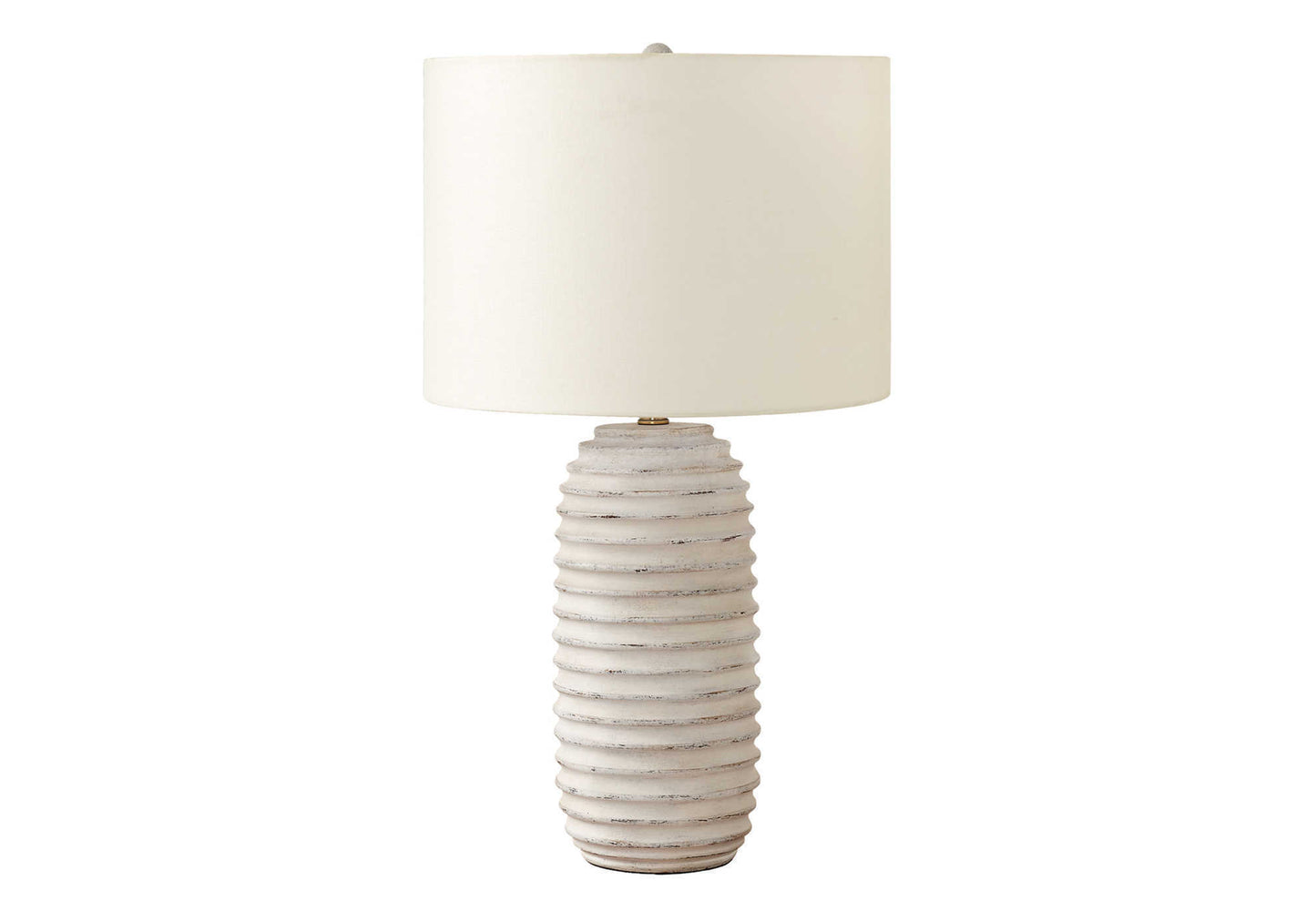 Lighting, 28"h, Table Lamp, Cream Resin, Ivory / Cream Shade, Transitional