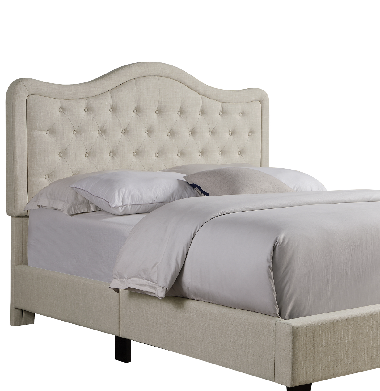 Queen Bed Headboard Beige