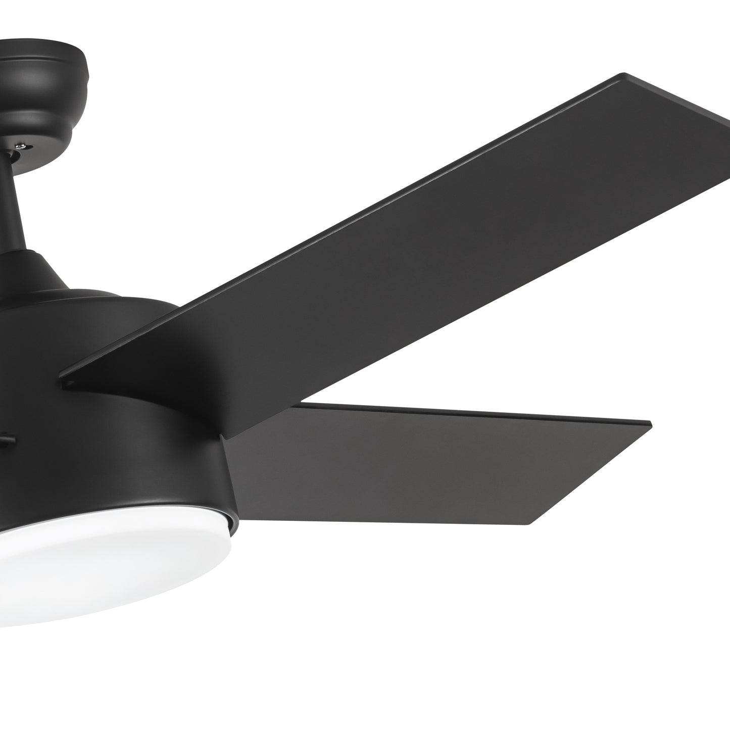 44 In Intergrated LED Ceiling Fan with Black ABS Blade