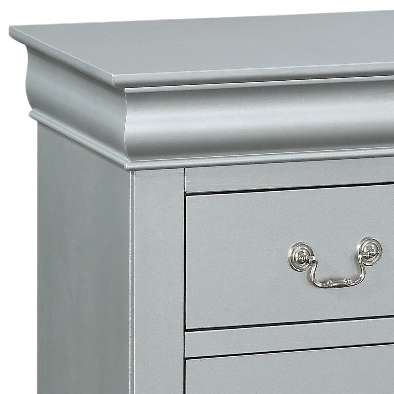Platinum 2-drawer Nightstand