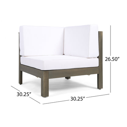 OANA 3-Piece LOVE SEAT SET WITH COFFEE TABLE, WHITE