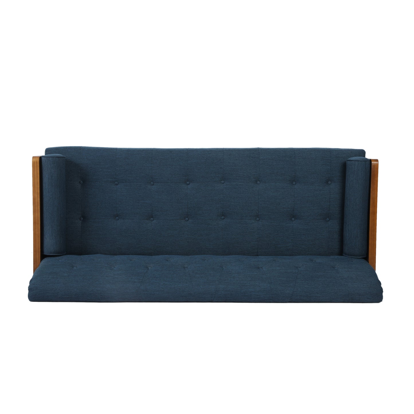 Aidan Mid-Century Modern Tufted Fabric Sofa