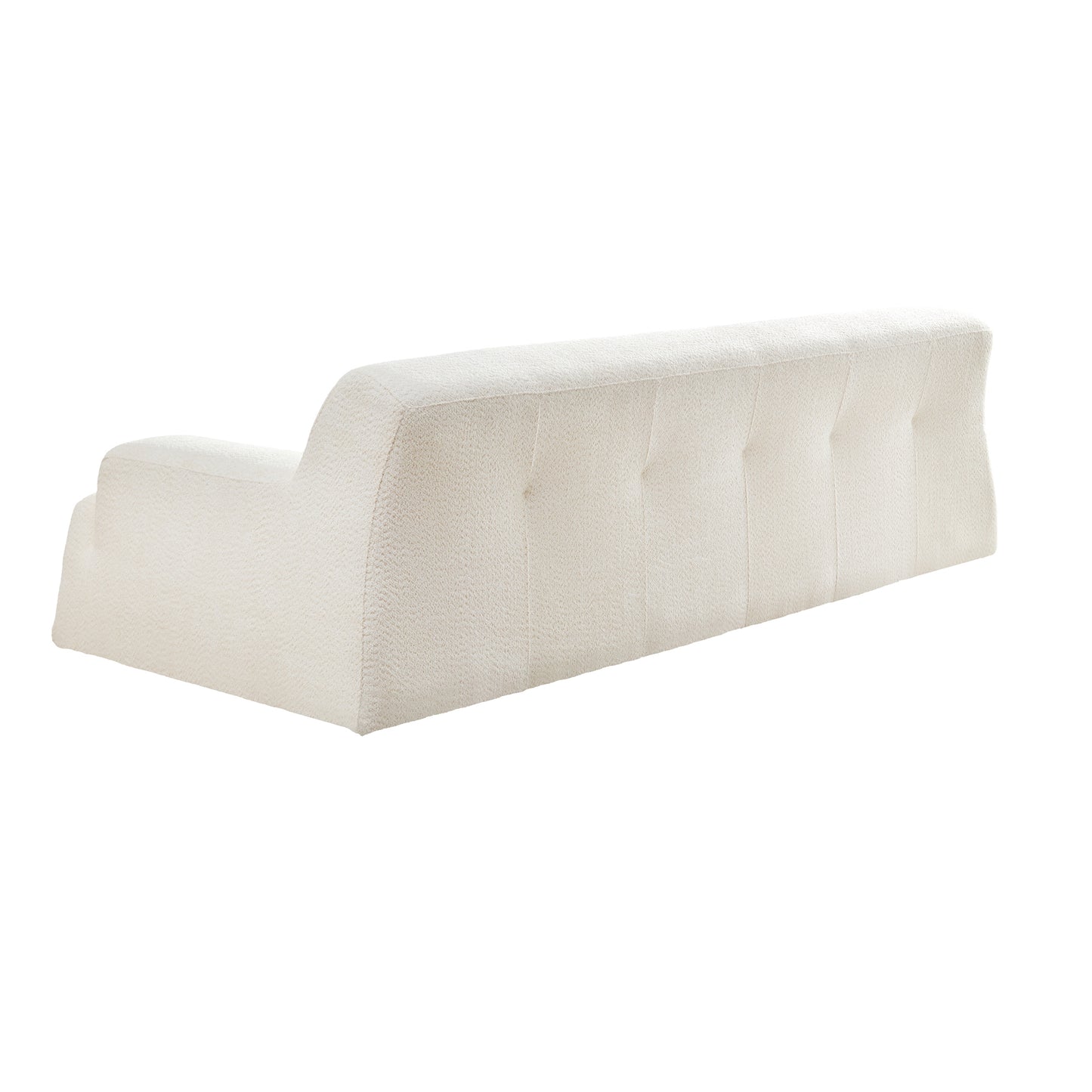 WKS9 White  sofa  , durable fabric, solid wood frame, high density sponge filler