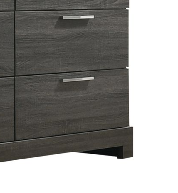 Lantha Gray Oak Finish Dresser
