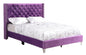 Tranquil Purple Queen Bed With Storage