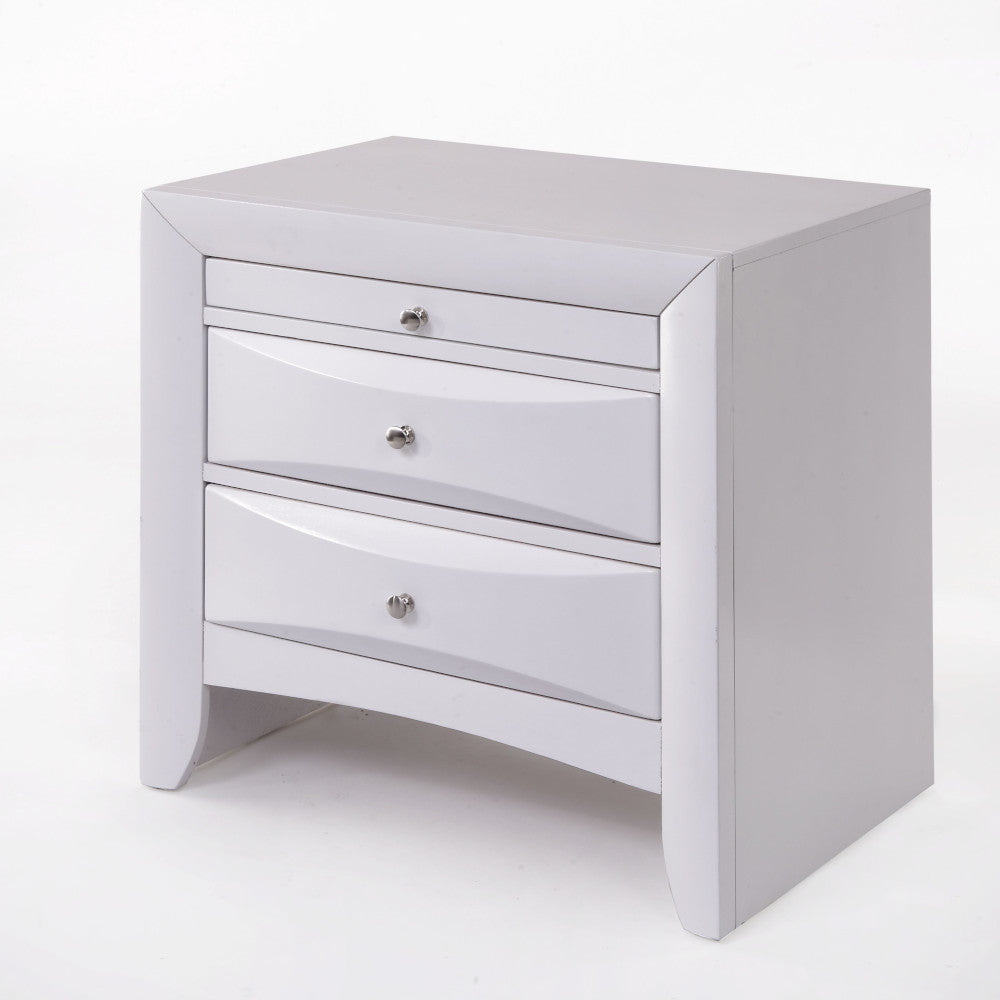 Ireland White Finish Nightstand