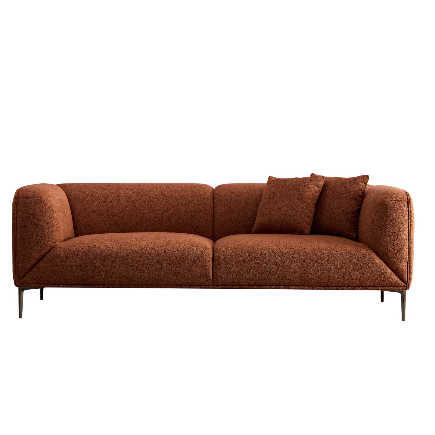 WKS2 Brown sofa can be placed in the studio, living room, attic multiple scenes, modern style simple fashion, size 89.37* 35.43* high 28.74 inches