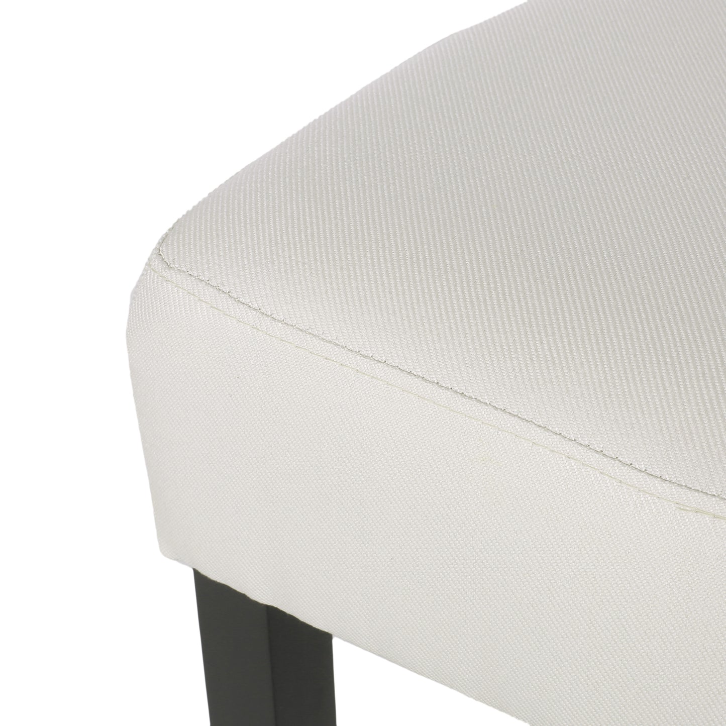 Set of 2, 26.75" Backless Leather Counter Height Barstool, Beige