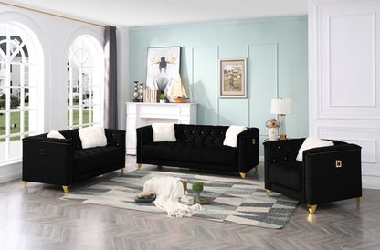 Love Seat in Black