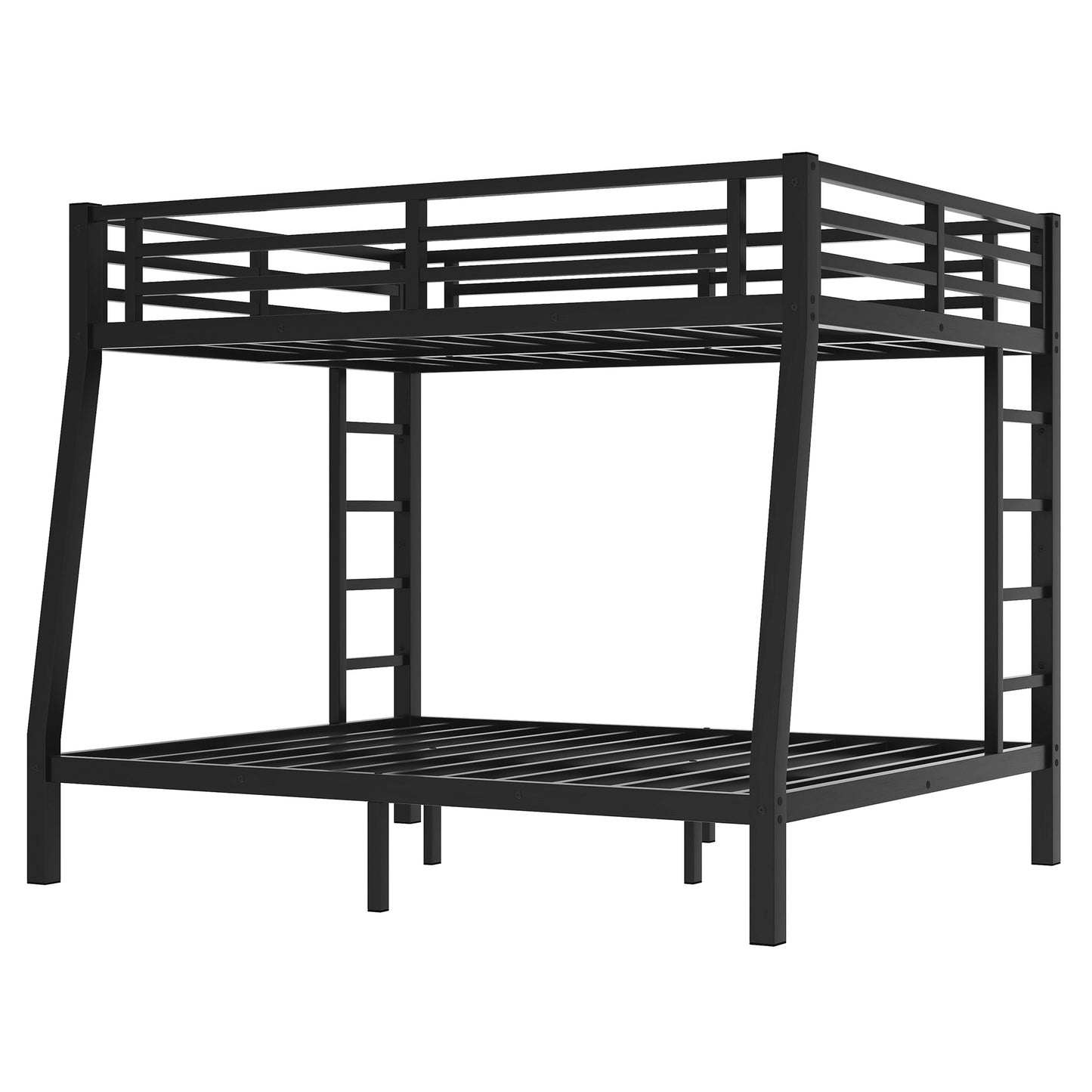 Metal Full XL over Queen Bunk Bed for Teens and Adults,Space-Saving/Noise Reduced/No Box Spring Needed, Old SKU W1307S00046