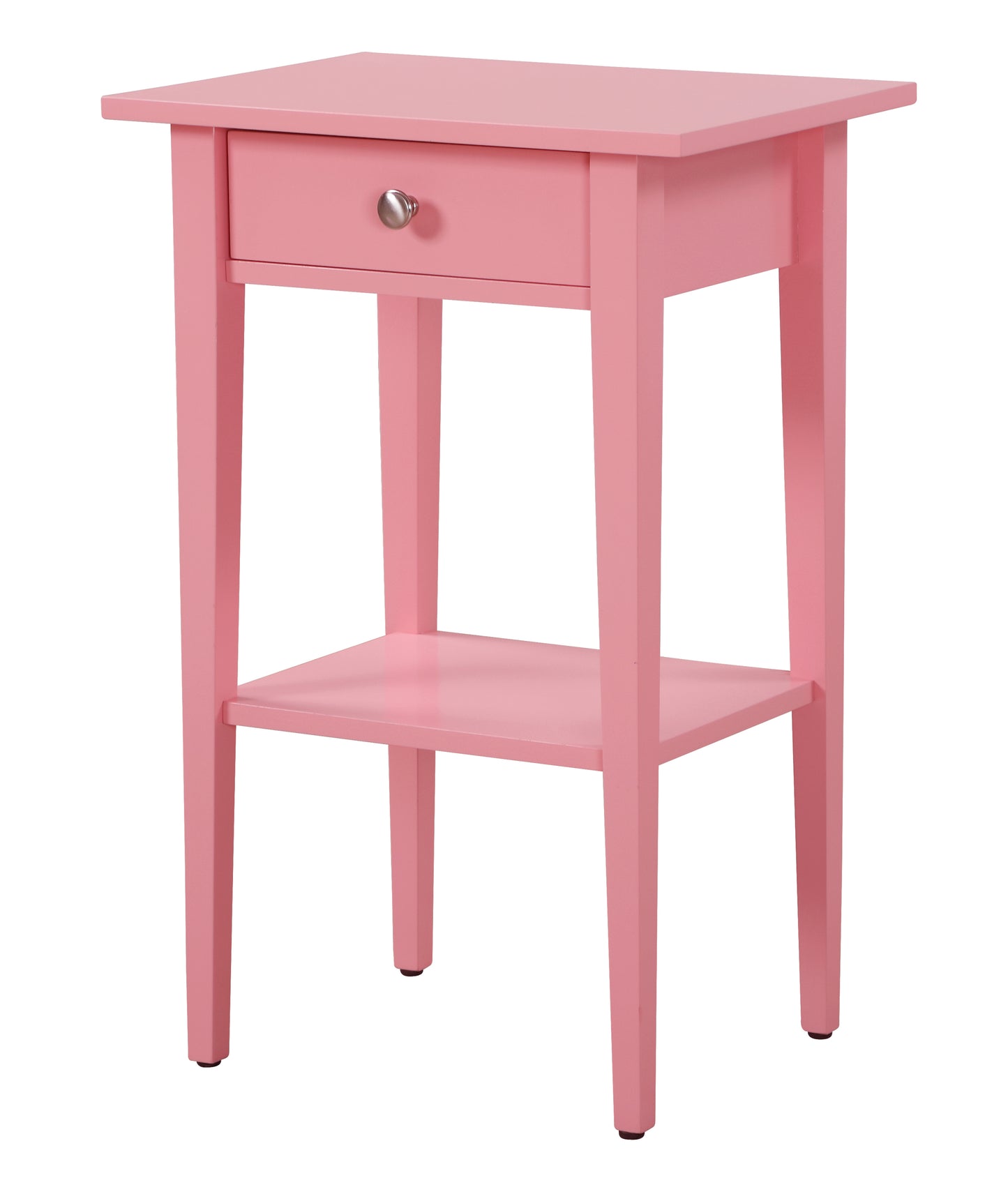 Charming Pink Contemporary Nightstand