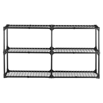 3-SHELF WIRE RACK WITH COVER(2PACK)