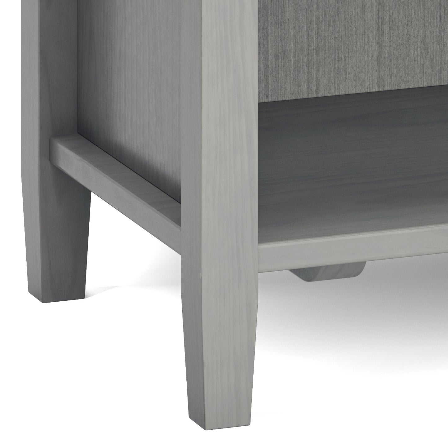 Warm Shaker - Bedside Table - Fog Grey