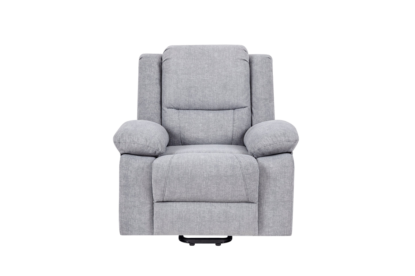 Electric Power Recliner Chair With Massage For Elderly ,Remote Control Multi-function Lifting, Timing, Cushion Heating Chair With Side Pocket Light Grey